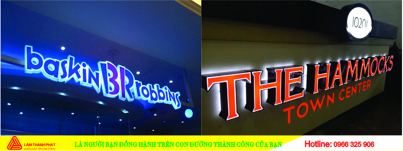 Thi công chữ nổi mica giá rẻ tại TP.HCM