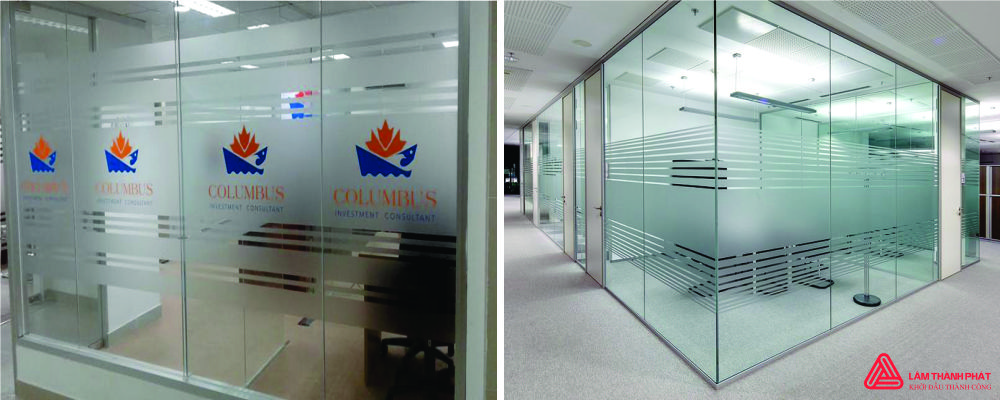 Thi công dán decal kính mờ văn phòng công ty giá rẻ tại TP.HCM